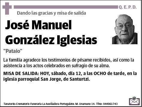 GONZALEZ IGLESIAS,JOSE MANUEL