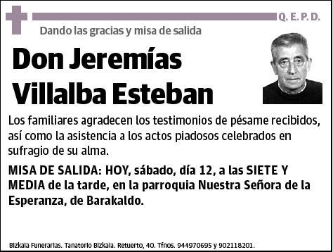 VILLALBA ESTEBAN,JEREMIAS