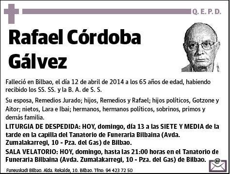 CORDOBA GALVEZ,RAFAEL