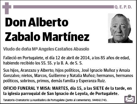 ZABALO MARTINEZ,ALBERTO