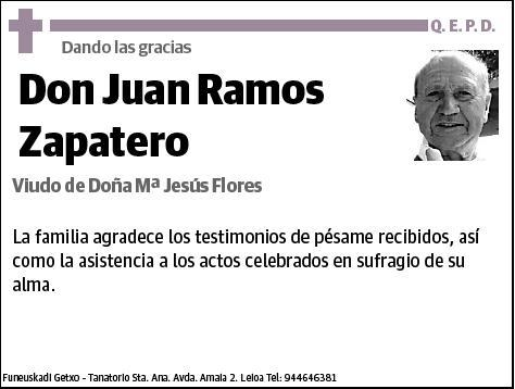 RAMOS ZAPATERO,JUAN