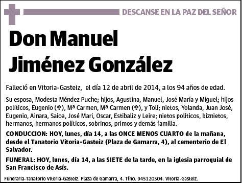 JIMENEZ GONZALEZ,MANUEL