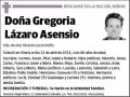 LAZARO ASENSIO,GREGORIA
