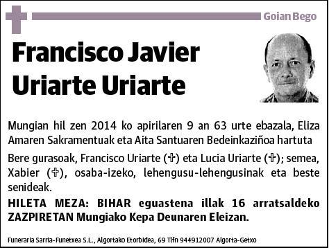 URIARTE URIARTE,FRANCISCO JAVIER