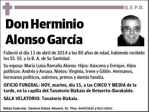 ALONSO GARCIA,HERMINIO