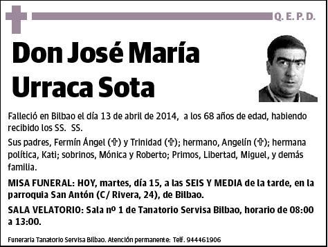 URRACA SOTA,JOSE MARIA