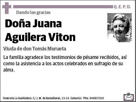 AGUILERA VITON,JUANA