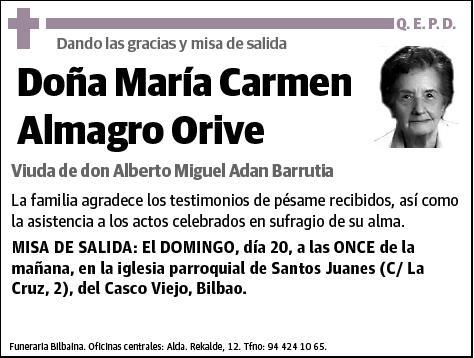 ALMAGRO ORIVE,MARIA CARMEN