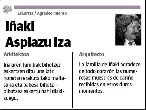 ASPIAZU IZA,IÑAKI