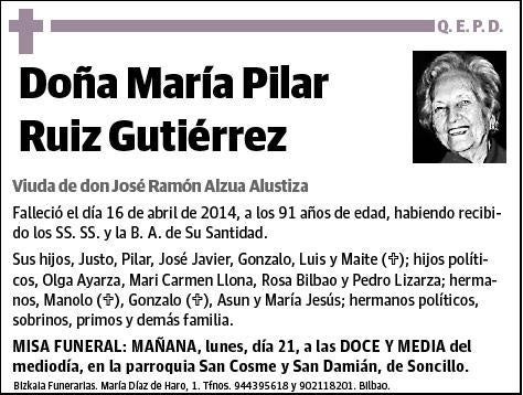 RUIZ GUTIERREZ,MARIA PILAR