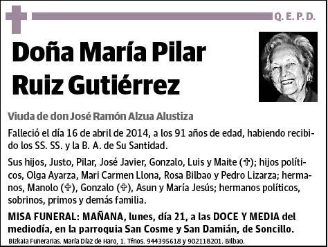 RUIZ GUTIERREZ,MARIA PILAR