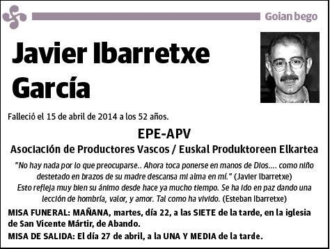 IBARRETXE GARCÍA,JAVIER