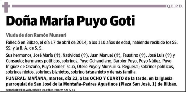 PUYO GOTI,MARIA