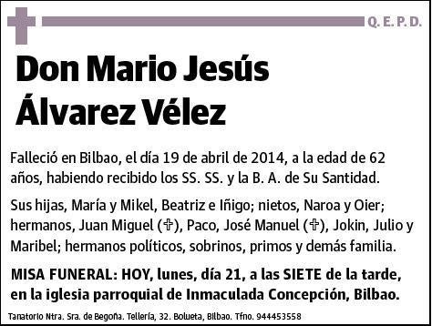 ALVAREZ VELEZ,MARIO JESUS