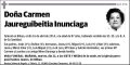 JAUREGUIBEITIA INUNCIAGA,CARMEN