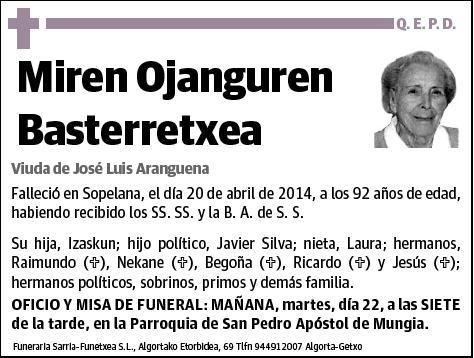 OJANGUREN BASTERRETXEA,MIREN