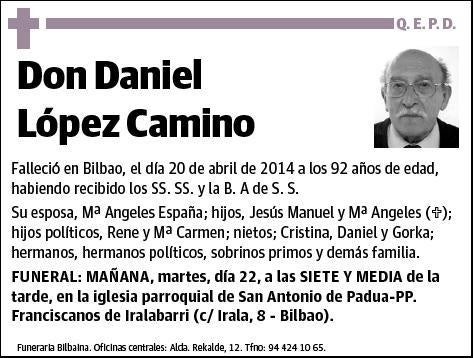 LOPEZ CAMINO,DANIEL