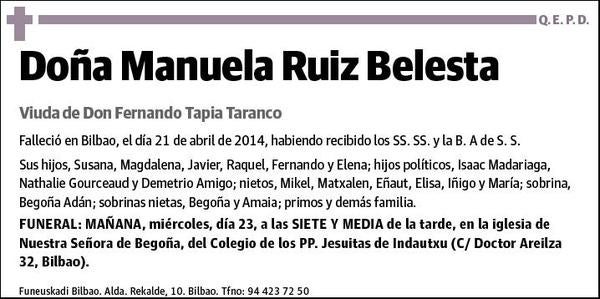 RUIZ BELESTA,MANUELA