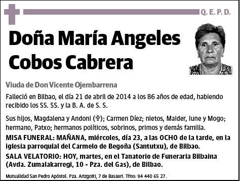 COBOS CABRERA,MARIA ANGELES