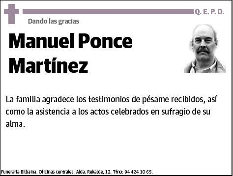 PONCE MARTINEZ,MANUEL