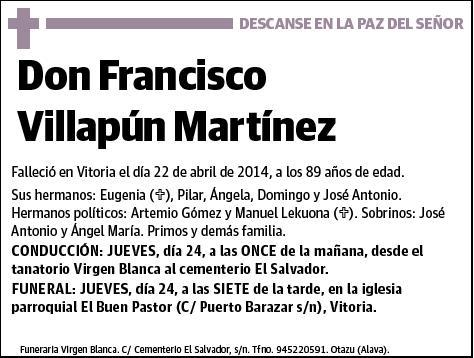 VILLAPUN MARTINEZ,FRANCISCO