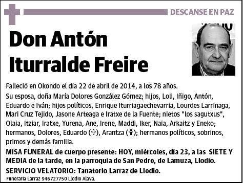 ITURRALDE FREIRE,ANTON