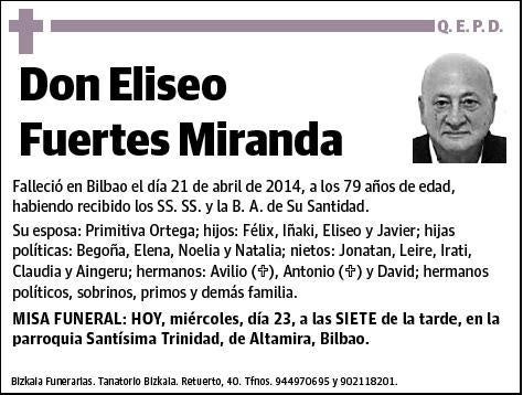 FUERTES MIRANDA,ELISEO