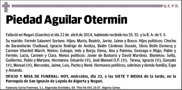 AGUILAR OTERMIN,PIEDAD