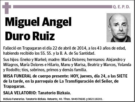 DURO RUIZ,MIGUEL ANGEL