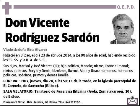 RODRIGUEZ SARDON,VICENTE