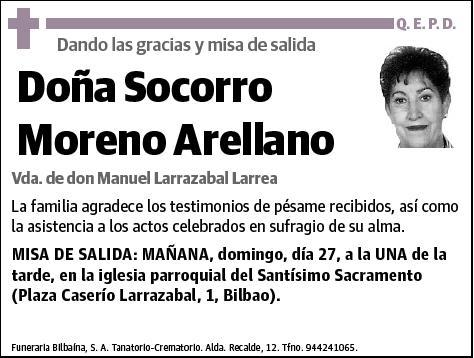 MORENO ARELLANO,SOCORRO