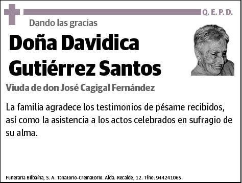 GUTIERREZ SANTOS,DAVIDICA