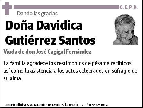 GUTIERREZ SANTOS,DAVIDICA