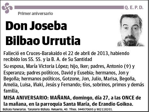 BILBAO URRUTIA,JOSEBA