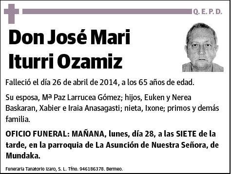 ITURRI OZAMIZ,JOSE MARI