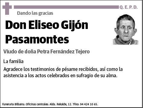 GIJON PASAMONTES,ELISEO