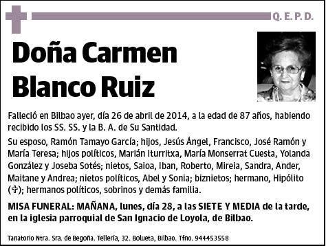 BLANCO RUIZ,CARMEN