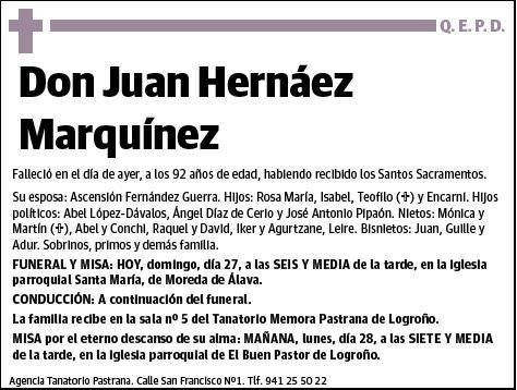 HERNAEZ MARQUINEZ,JUAN