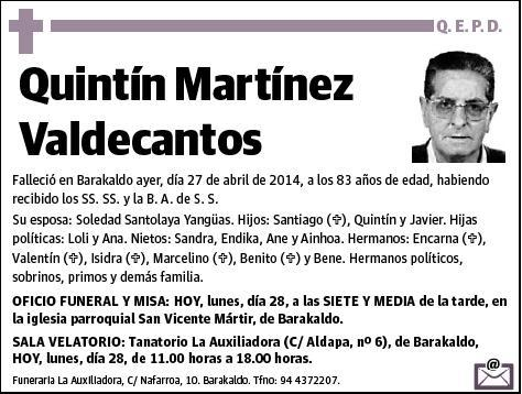 MARTINEZ VALDECANTOS,QUINTIN