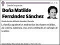 FERNANDEZ SANCHEZ,MATILDE