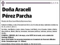 PEREZ PARCHA,ARACELI