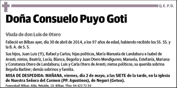 PUYO GOTI,CONSUELO