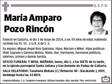 POZO RINCON,MARIA AMPARO