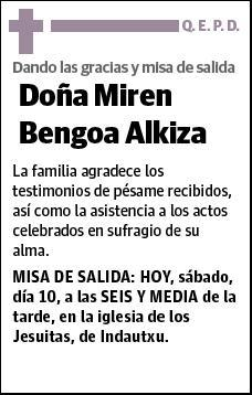 BENGOA ALKIZA,MIREN