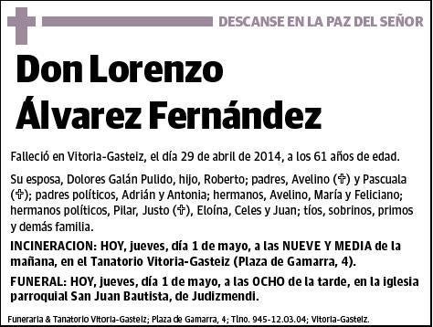 ALVAREZ FERNANDEZ,LORENZO