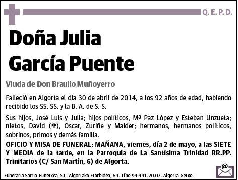 GARCIA PUENTE,JULIA