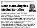 MEDINA GONZALEZ,MARIA ANGELES