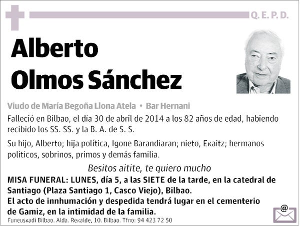 OLMOS SANCHEZ,ALBERTO