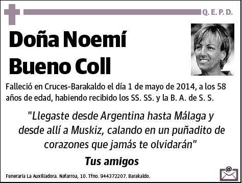 BUENO COLL,NOEMI