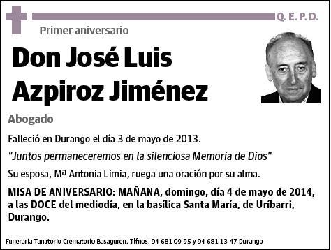 AZPIROZ JIMENEZ,JOSE LUIS